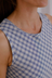 Larva Dress - Blue Check