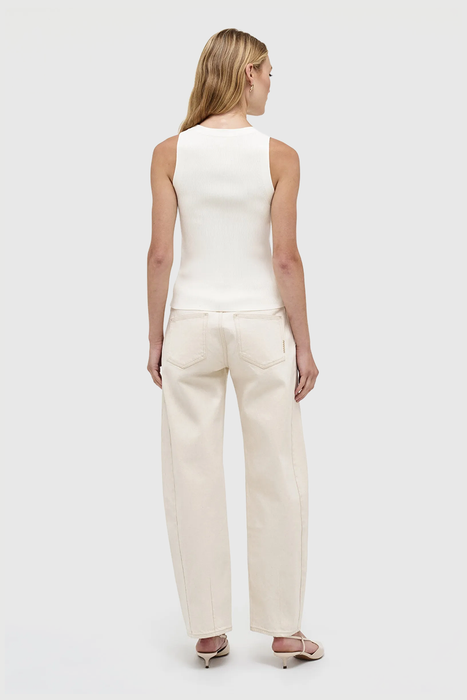 PM Knitted Singlet - Off White