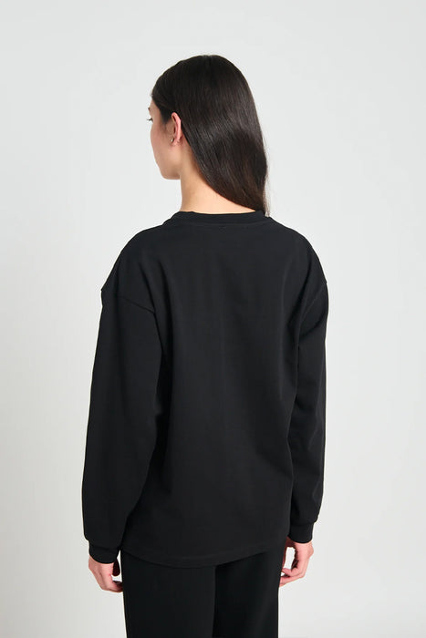 Takeaways Long-Sleeved Top - Black