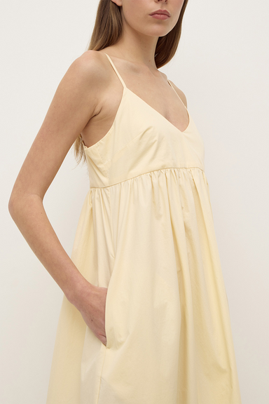 Bronte Poplin Midi Dress - Sorbet