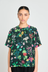 Interpretations Tee - Deep Green Floral