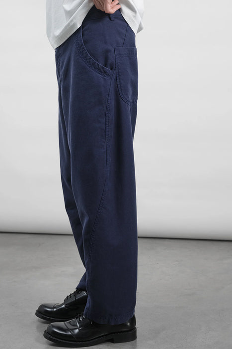 Twisted Seam Trouser - Navy