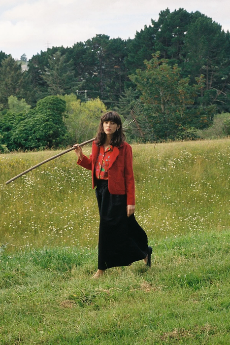 Oasis Shirt - Red Floral