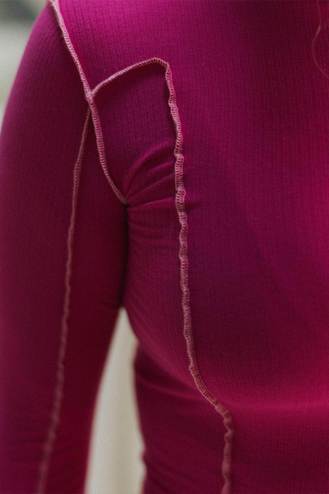 Omato Long Sleeve Tee - York Pink