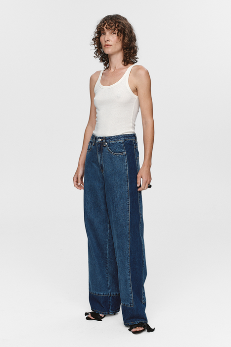 Border Jean - Indigo / Washed Indigo