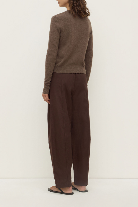 Benny Knit Cardigan - Cocoa Marle