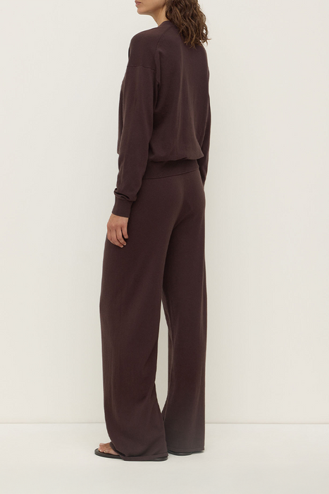 Cotton Cashmere Lounge Sweater - Ganache