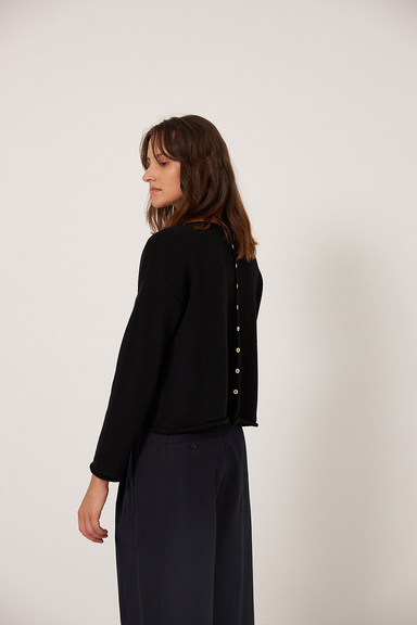 Doll's Cardigan - Black