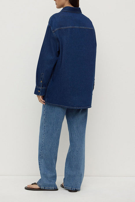 Freya Denim Overshirt - Heritage Blue