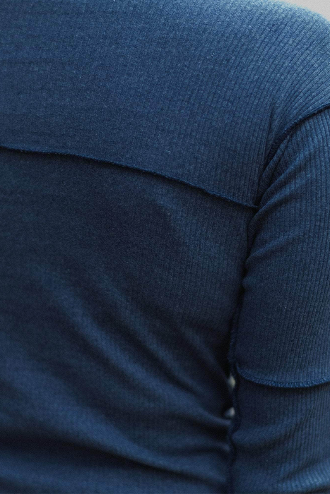 Cinder Long Sleeve Tee - Dark Denim