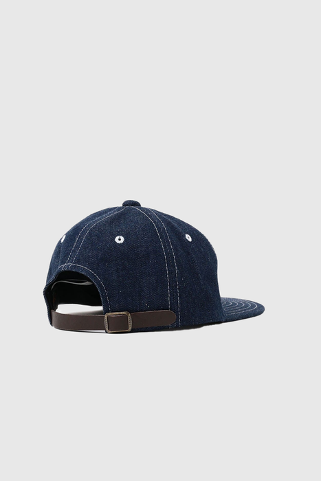 6 Panel Herringbone - Indigo