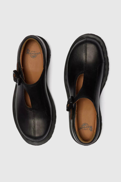 Rejena MJ Mary Jane Shoe - Black Old Harness