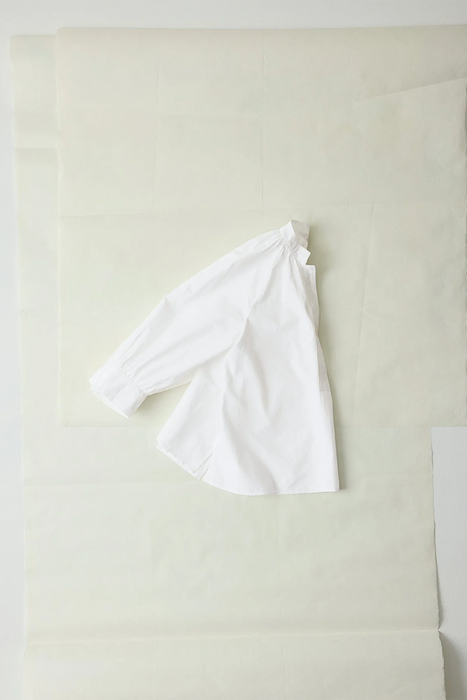 Catrin Cotton Oxford Easy Shirt - White