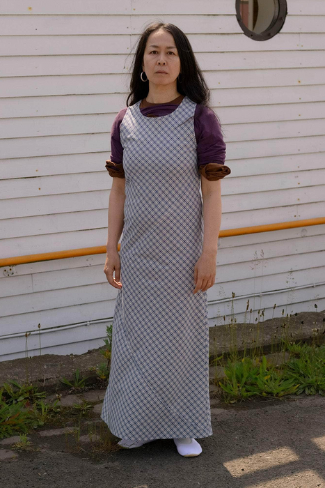 Larva Dress - Blue Check