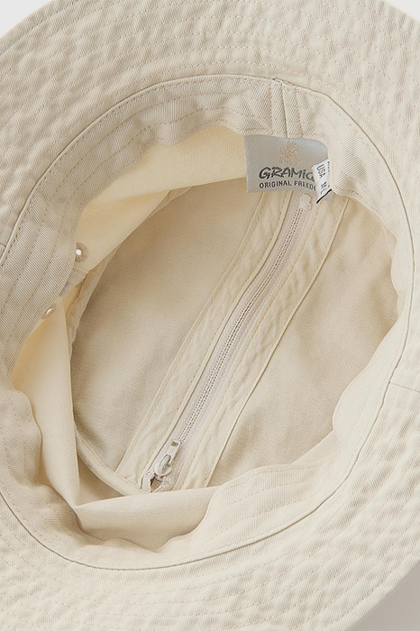 Twill Packable Bucket - Greige