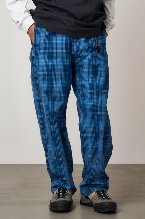 O.G. Denim Plaid Pant - Indigo Checkered Plaid