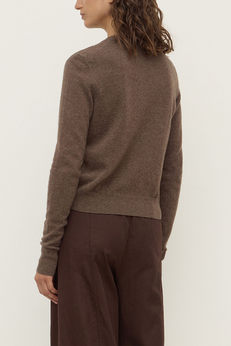Benny Knit Cardigan - Cocoa Marle