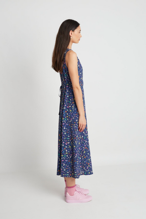 Love and Happiness Dress - Navy Meadow