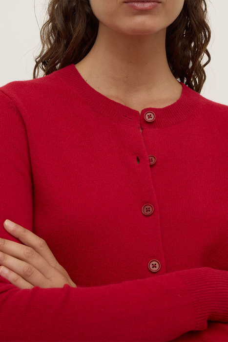 Benny Knit Cardigan - Mulberry