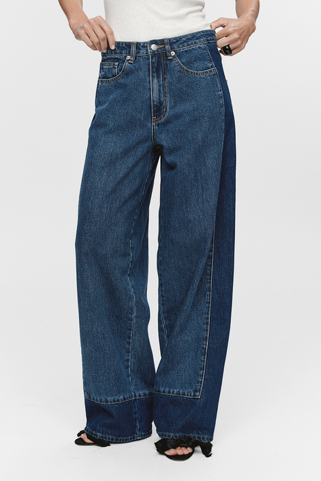 Border Jean - Indigo / Washed Indigo