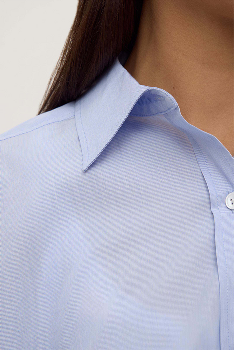 Havana Stripe Long Sleeve Shirt - Blue / White Stripe