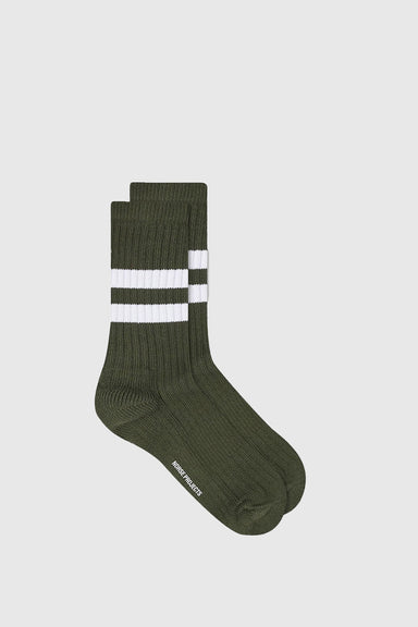 Bjarki Cotton Sport Sock - Beech Green