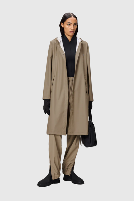 A-Line Longer W Jacket - Beige