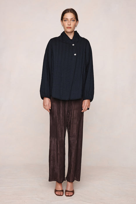 Agnes Jacket - Black / Tapenade