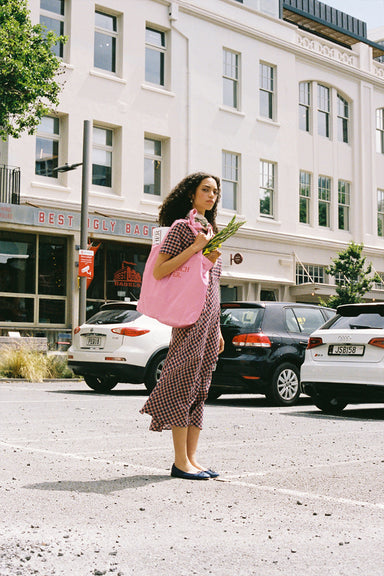 Anderson Dress - Navy & Red Check