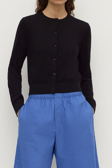 Orina Cotton Cashmere Cardigan - Black