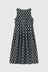 Aila Lore Cotton Ikat Dress - Indigo