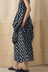 Aila Lore Cotton Ikat Dress - Indigo