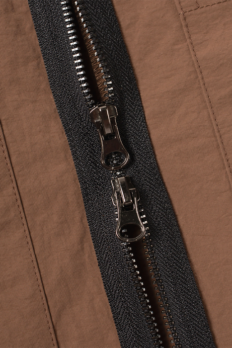 Air Nylon Shirt Jacket - Brown