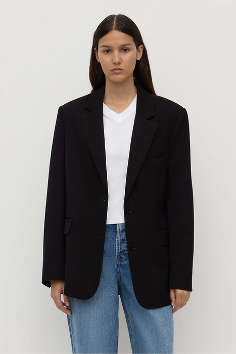 Anika Wool Blazer - Black