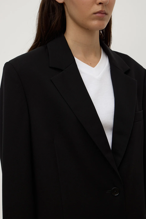 Anika Wool Blazer - Black