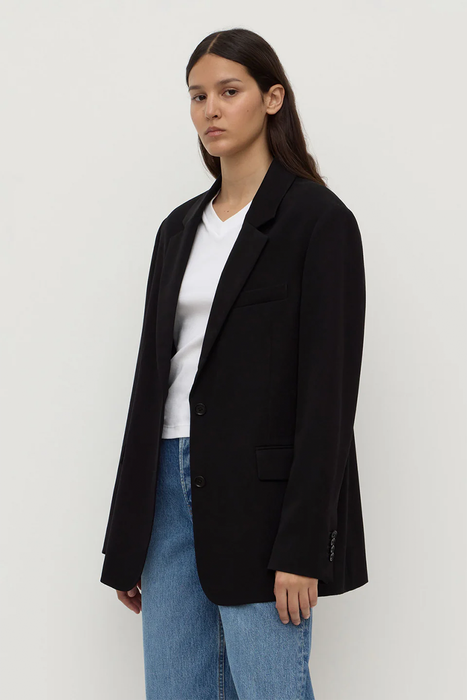 Anika Wool Blazer - Black