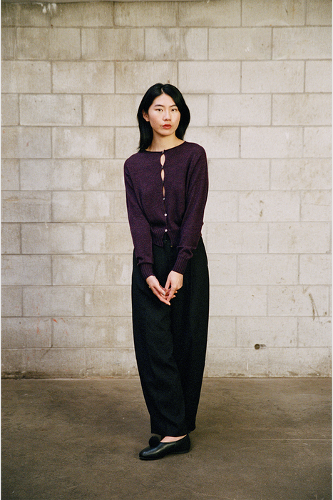 Anni Cardigan - Malbec