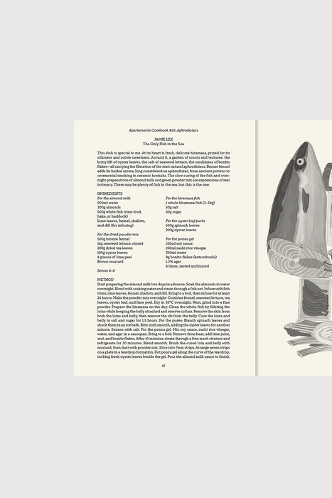 Apartamento Cookbook #10: Aphrodisiacs