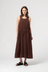 Apron Dress - Faro Cotton Henna