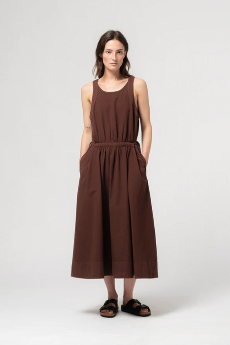 Apron Dress - Faro Cotton Henna