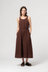 Apron Dress - Faro Cotton Henna