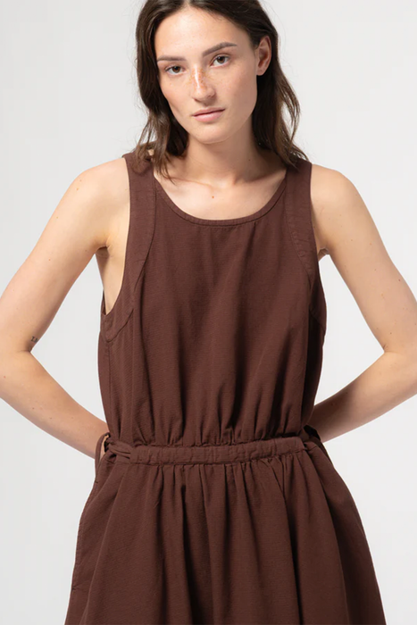 Apron Dress - Faro Cotton Henna