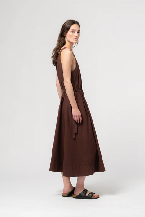 Apron Dress - Faro Cotton Henna