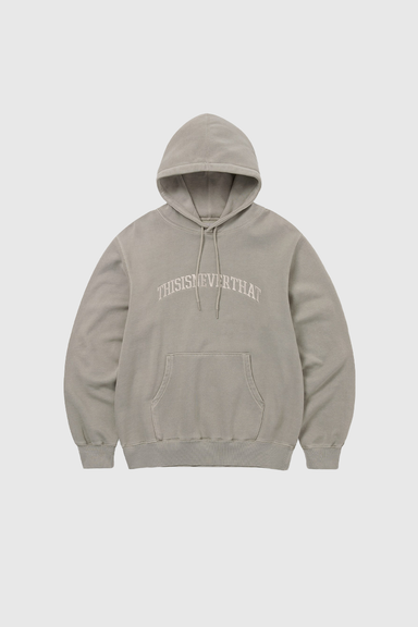 Arch-Logo Hoodie - Stone Beige