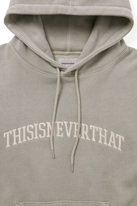 Arch-Logo Hoodie - Stone Beige