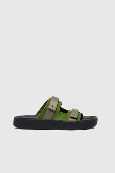 Arpoador Suede - Militar / Kaki / Black
