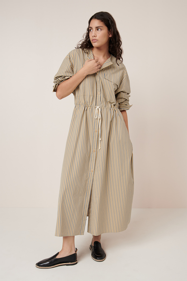 Array Dress - Double Pinstripe