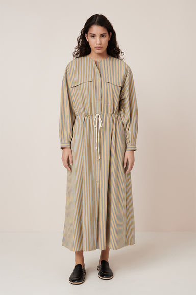 Array Dress - Double Pinstripe