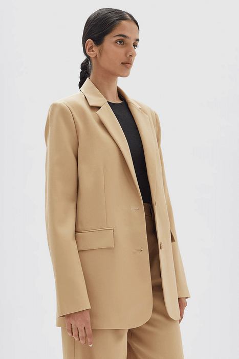 Roberta Wool Jacket - Tan