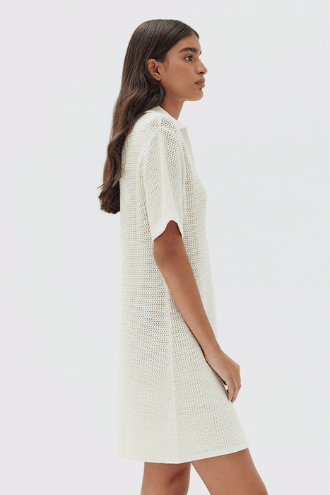 Lydia Knit Dress - Cream